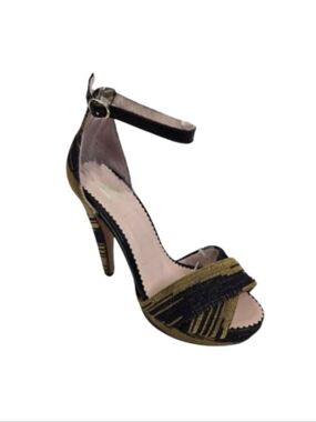 MISSONI Knit Two Tone Platform Heels